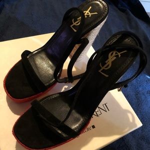 Women’s authentic ysl high heel sandals